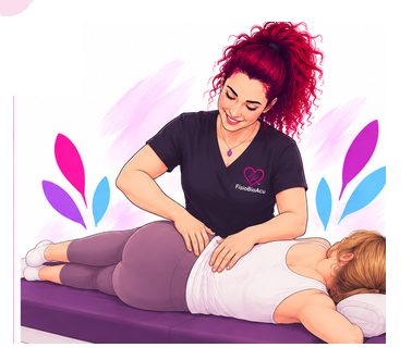 Ilustración de terapia manual